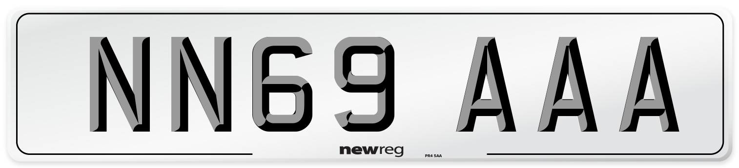 NN69 AAA Number Plate from New Reg